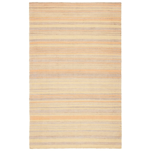 SAFAVIEH Kilim Adella Striped Area Rug, Natural/Gold, 5' x 8'