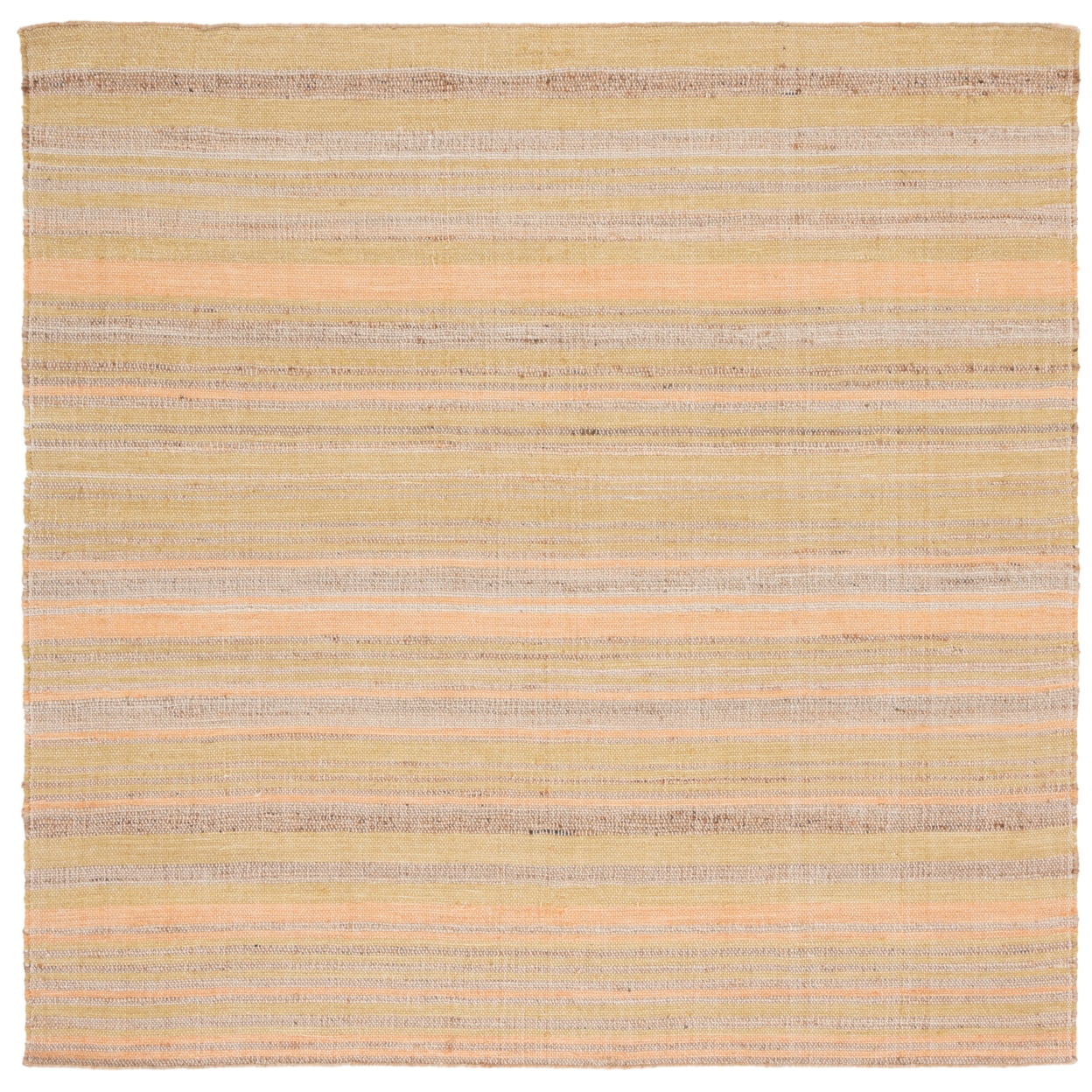 Bohemian Nomad Square Handwoven Wool & Cotton Rug - 6'