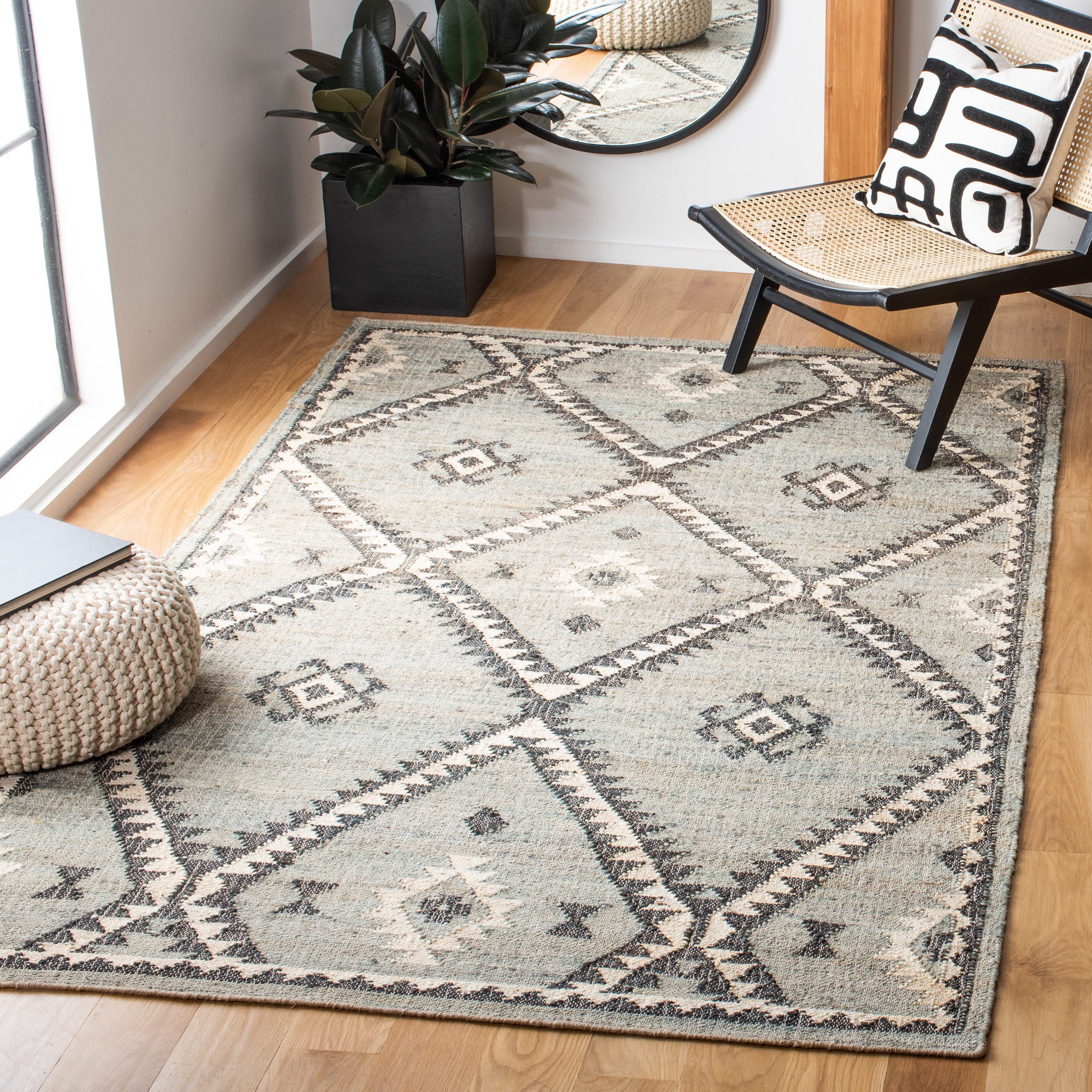 Safavieh Kilim Aindreas Tribal Area Rug, Blue/Black, 6' x 9'