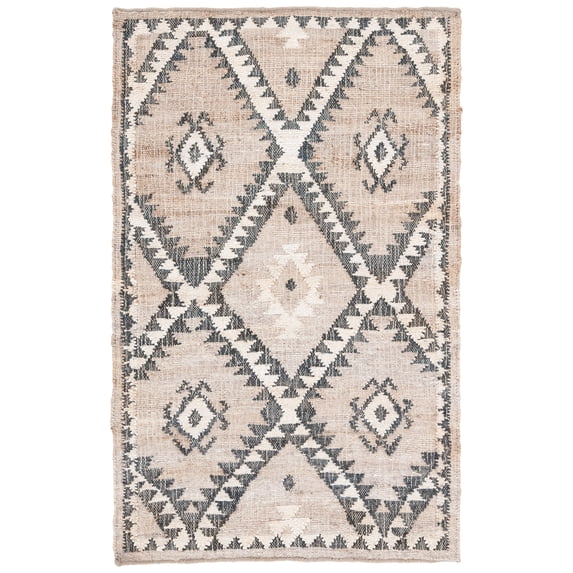 SAFAVIEH Kilim Aindreas Tribal Area Rug, Grey/Black, 3' x 5'