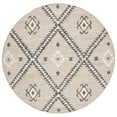 thumbnail image 1 of SAFAVIEH Kilim Aindreas Tribal Area Rug, Grey/Black, 7' x 7' Round, 1 of 9