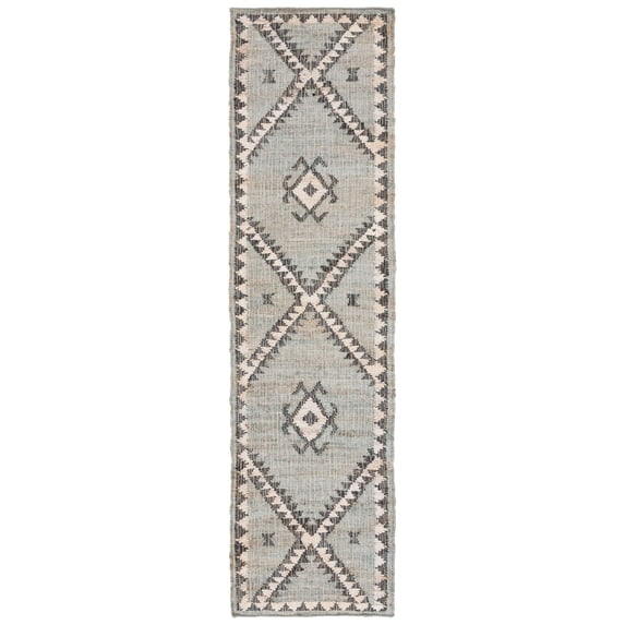 SAFAVIEH Kilim Aindreas Tribal Runner Rug, Blue/Black, 2'3" x 9'