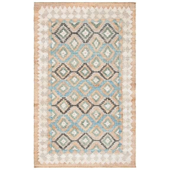 SAFAVIEH Kilim Alys Geometric Area Rug, Blue/Ivory, 3' x 5'