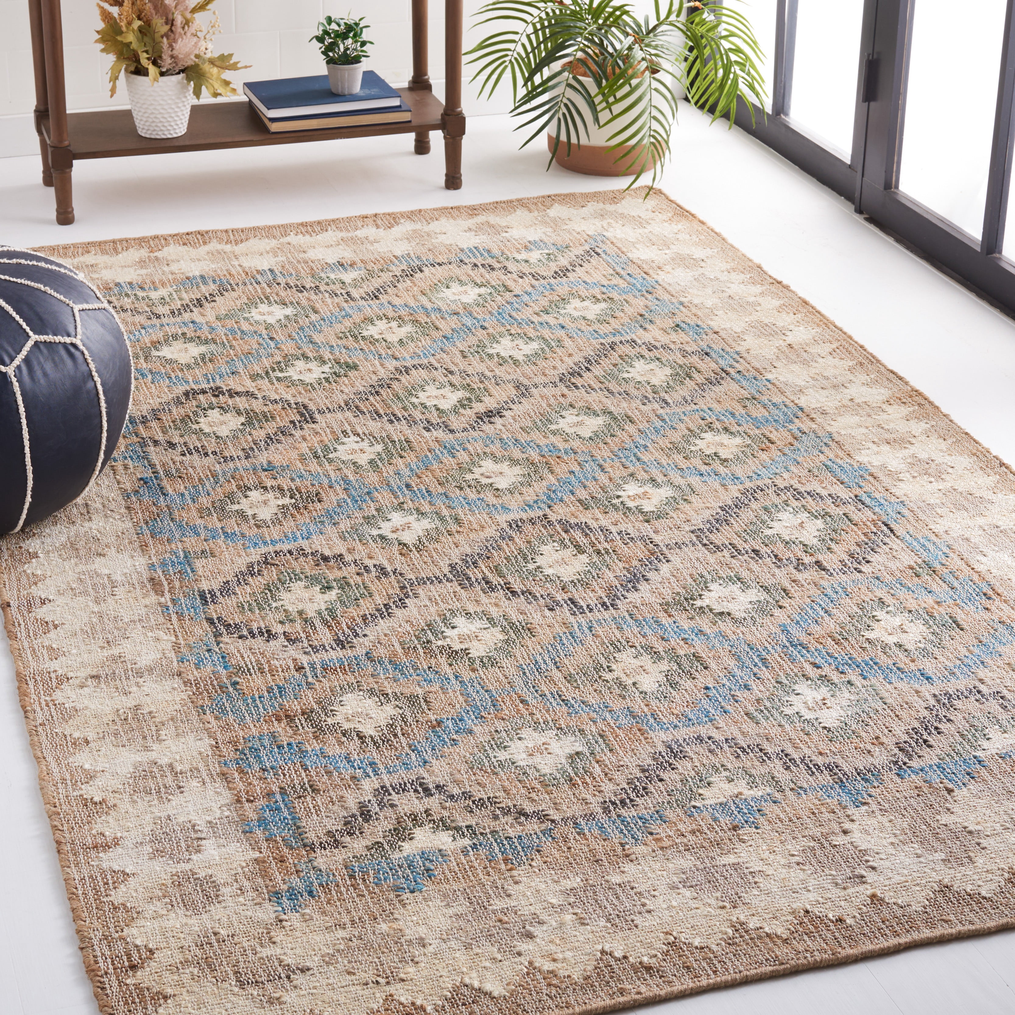 Safavieh Kilim Alys Geometric Area Rug, Blue/Ivory, 5' x 8'