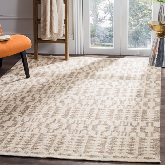 Safavieh Kilim Anderson Geometric Area Rug, Ivory/Gray, 5' x 8'