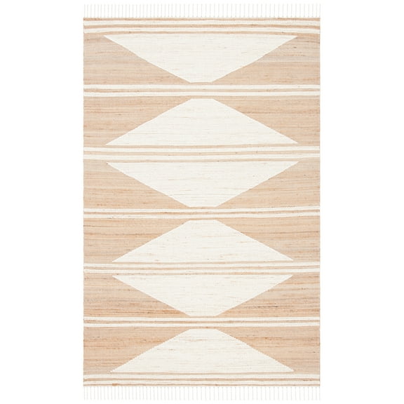SAFAVIEH Kilim Atanas Diamond Area Rug, Natural/Ivory, 3' x 5'
