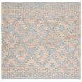 thumbnail image 1 of SAFAVIEH Kilim Balfour Tribal Area Rug, Blue/Natural, 7' x 7' Square, 1 of 8