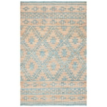 SAFAVIEH Kilim Balfour Tribal Area Rug, Blue/Natural, 8' x 10'