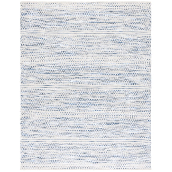 SAFAVIEH Kilim Blazhe Tribal Area Rug, Ivory/Blue, 8' x 10'