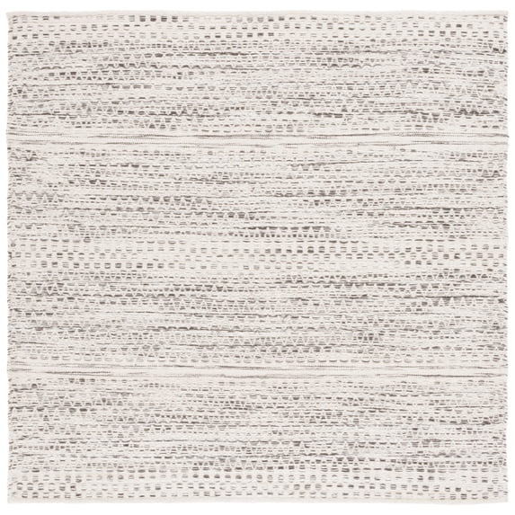 SAFAVIEH Kilim Blazhe Tribal Area Rug, Ivory/Brown, 6' x 6' Square