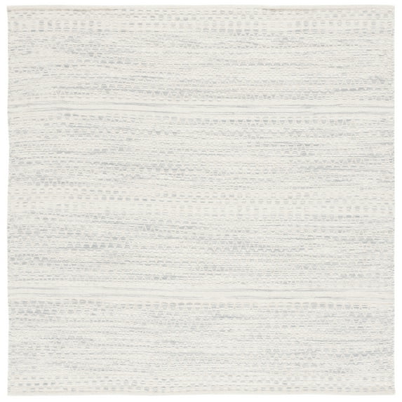 SAFAVIEH Kilim Blazhe Tribal Area Rug, Ivory/Grey, 6' x 6' Square