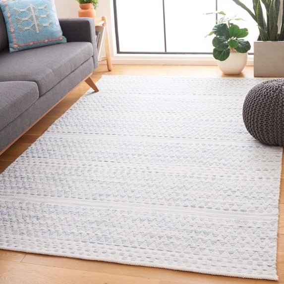 Safavieh Kilim Blazhe Tribal Area Rug, Ivory/Light Blue, 5' x 8'
