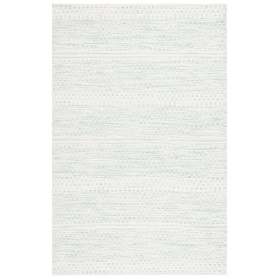 SAFAVIEH Kilim Blazhe Tribal Area Rug, Ivory/Light Blue, 6' x 9'