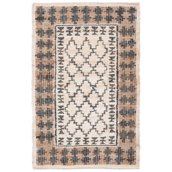 SAFAVIEH Kilim Bora Geometric Area Rug, Ivory/Grey, 10' x 14'
