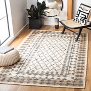 Safavieh Kilim Bora Geometric Area Rug, Ivory/Gray, 5' x 8'