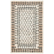 SAFAVIEH Kilim Bora Geometric Area Rug, Ivory/Grey, 6' x 9'