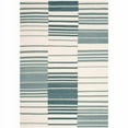 thumbnail image 1 of SAFAVIEH Kilim Caiside Abstract Wool Area Rug, Blue/Ivory, 4' x 6', 1 of 4