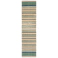 thumbnail image 1 of SAFAVIEH Kilim Candis Striped Runner Rug, Natural/Green, 2'3" x 9', 1 of 8