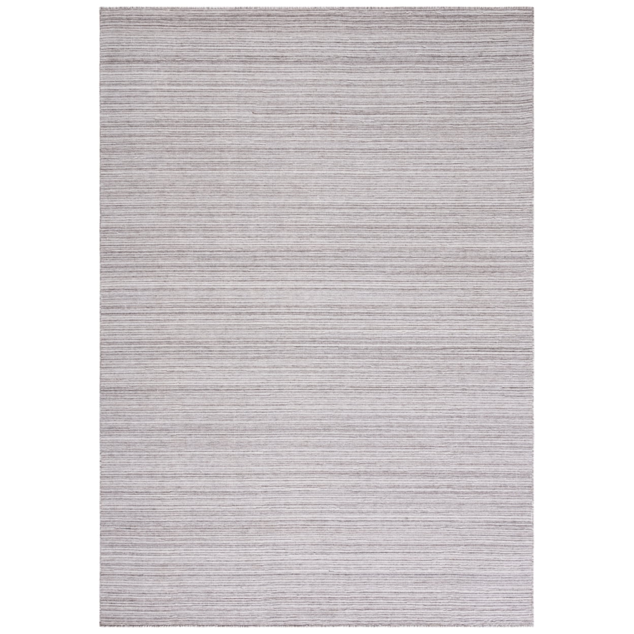 Beige and Ivory Flatweave Wool Area Rug, 3' x 5'