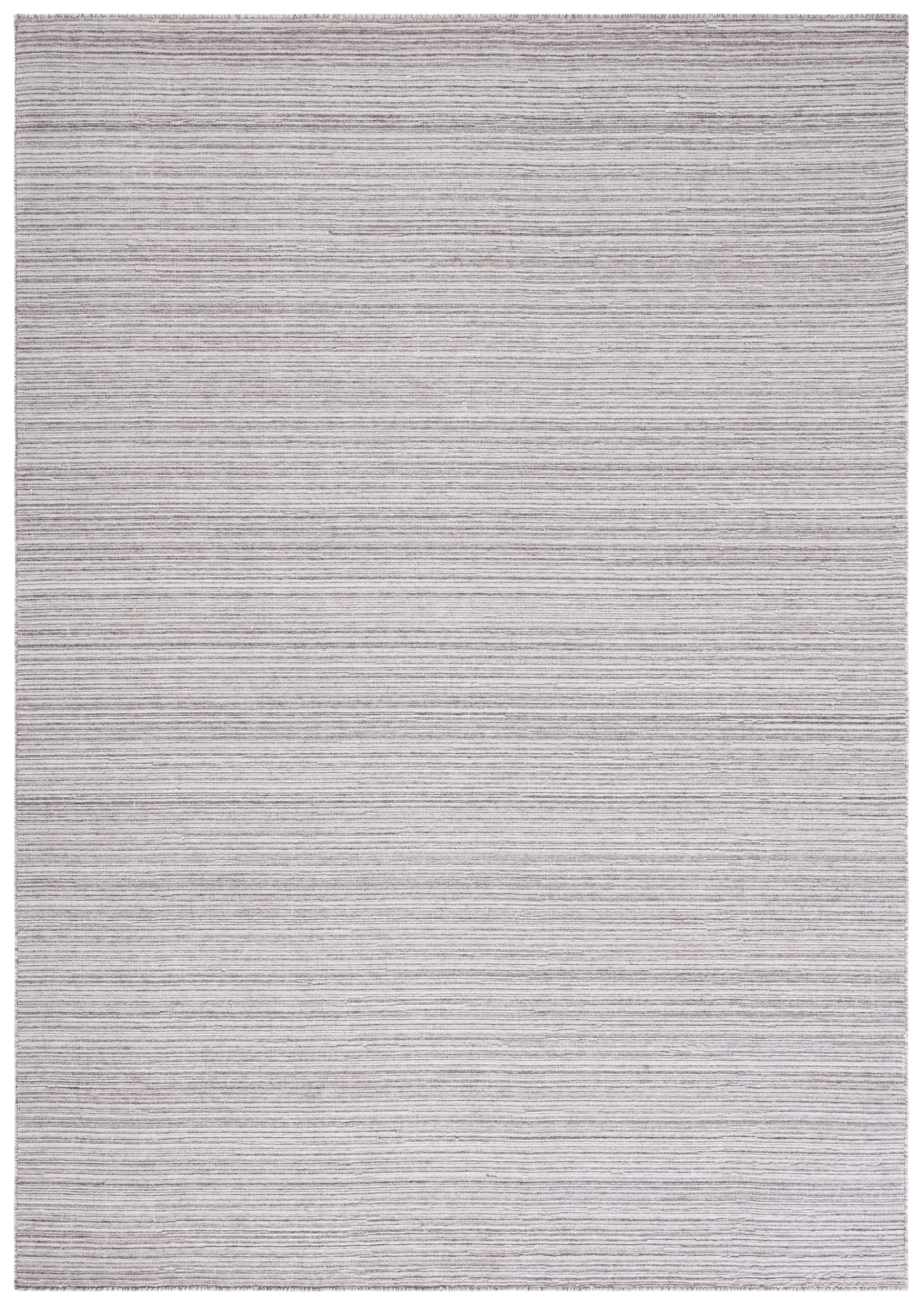 Beige and Ivory 8' x 10' Flatweave Wool Area Rug