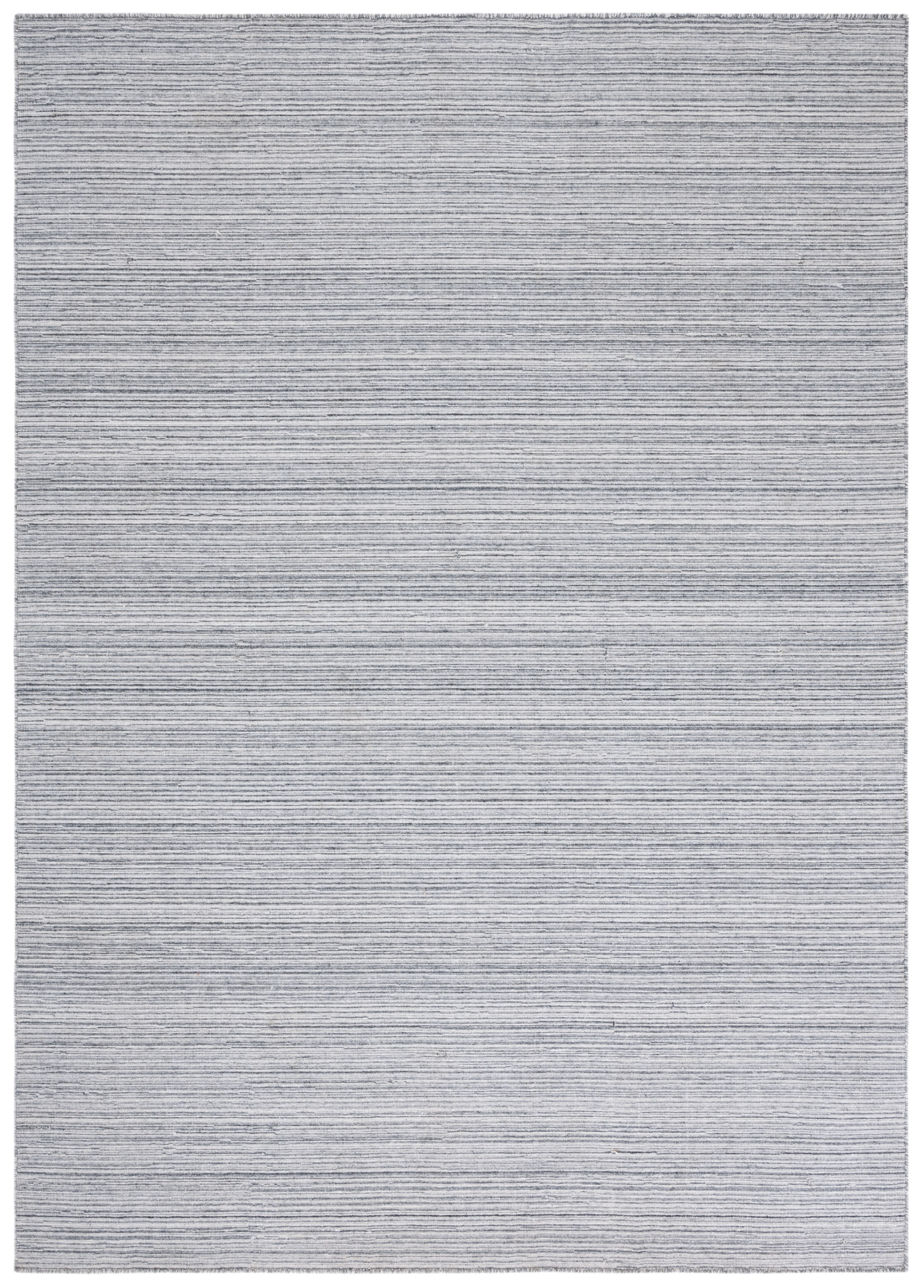 SAFAVIEH Kilim Cemal Striped Polyester Area Rug, Dark Grey, 5' x 8'