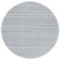 thumbnail image 1 of SAFAVIEH Kilim Cemal Striped Polyester Area Rug, Dark Grey, 6' x 6' Round, 1 of 8
