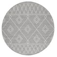 thumbnail image 1 of SAFAVIEH Kilim Chloe Tribal Area Rug, Grey/Ivory, 6' x 6' Round, 1 of 8