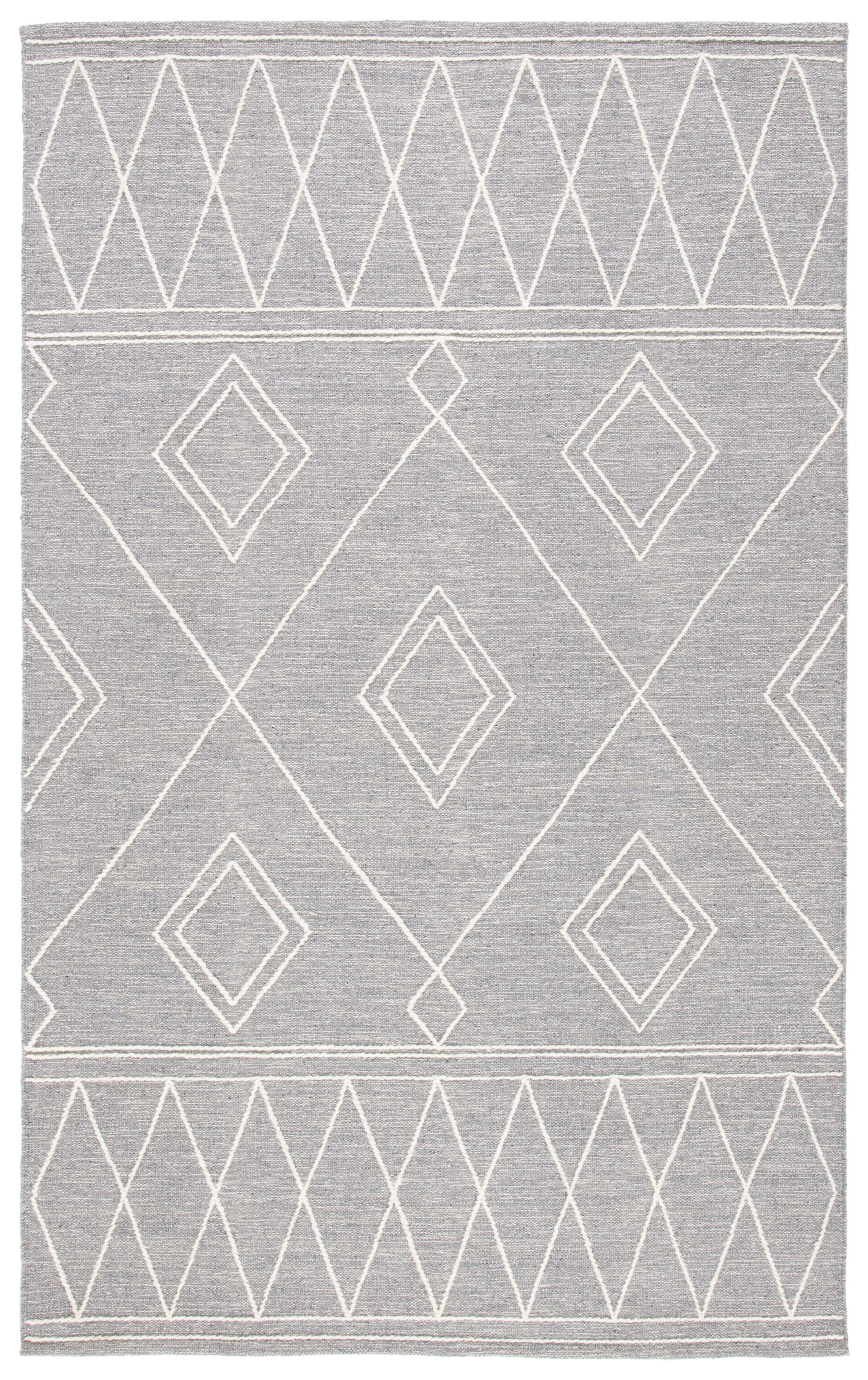 SAFAVIEH Kilim Chloe Tribal Area Rug, Grey/Ivory, 8' x 10'