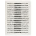 thumbnail image 1 of SAFAVIEH Kilim Christal Striped Area Rug, Ivory/Black, 8' x 10', 1 of 5
