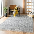 thumbnail image 1 of SAFAVIEH Kilim Clyde Abstract Geometric Wool Area Rug, Black/Ivory, 5' x 8', 1 of 5