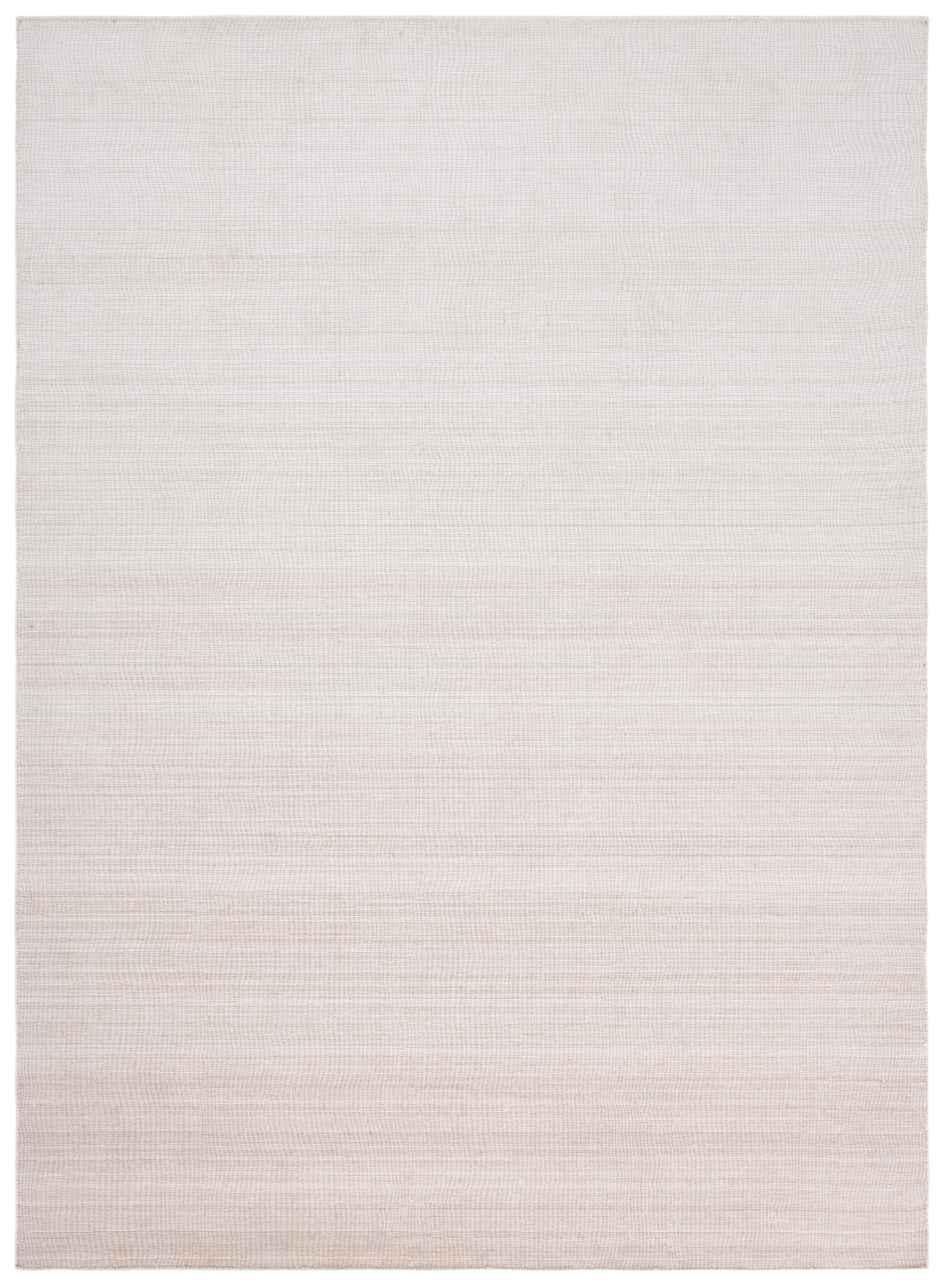 Beige 3' x 5' Handmade Flatweave Wool Rug