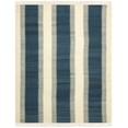 thumbnail image 1 of SAFAVIEH Kilim Madrid Striped Wool Area Rug, Blue/Ivory, 9' x 12', 1 of 10