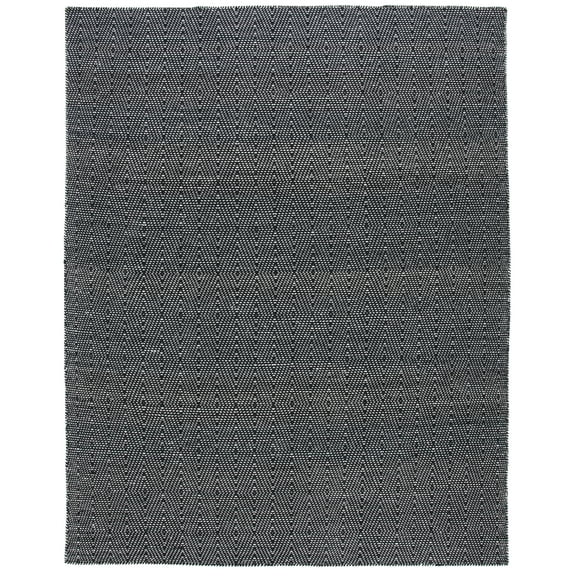 SAFAVIEH Kilim Cynthia Diamond Area Rug, Black/Ivory, 8' x 10'