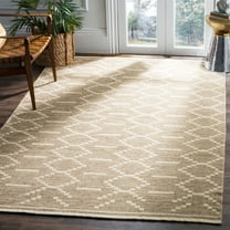 SAFAVIEH Kilim Derrick Geometric Wool Area Rug, Grey/Ivory, 4' x 6'