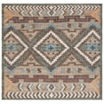 thumbnail image 1 of SAFAVIEH Kilim Dewayne Tribal Area Rug, Natural/Blue, 3' x 3' Square, 1 of 8