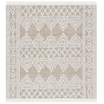 thumbnail image 1 of SAFAVIEH Kilim Emory Tribal Polyester Area Rug, Beige/Ivory, 6' x 6' Square, 1 of 8
