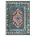 thumbnail image 1 of SAFAVIEH Kilim Francis Geometric Wool Area Rug, Black/Pink, 8' x 10', 1 of 8