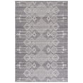 thumbnail image 1 of SAFAVIEH Kilim George Geometric Polyester Area Rug, Grey/Ivory, 8' x 10', 1 of 8