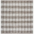 thumbnail image 1 of SAFAVIEH Kilim Jasmine Geometric Area Rug, Light Grey/Brown, 8' x 8' Square, 1 of 8