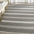 thumbnail image 1 of SAFAVIEH Kilim KLM103A Handwoven Grey / Black Rug, 1 of 4