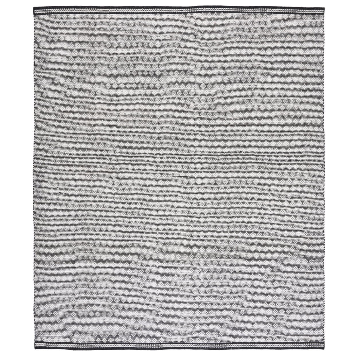 Kilim KLM376 Hand Woven Area Rug - Black/Ivory - 8'x10' - Safavieh.