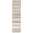 thumbnail image 1 of SAFAVIEH Kilim Wilford Striped Runner Rug, Natural/Light Blue, 2'3" x 9', 1 of 11