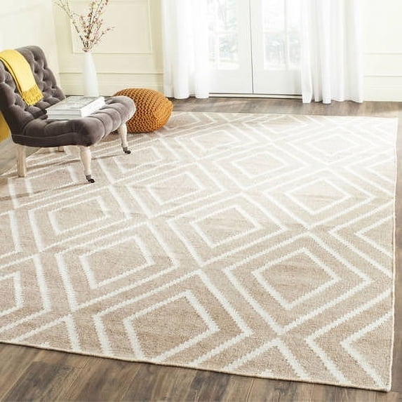 SAFAVIEH Kilim KLM516G Handwoven Beige / Ivory Rug