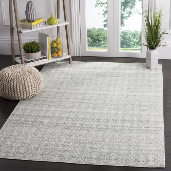 Safavieh Kilim Vardan Geometric Area Rug, Ivory/Silver, 5' x 8'