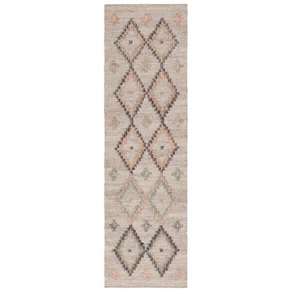 SAFAVIEH Kilim Mendoza Geometric Runner Rug, Beige/Gold, 2'3" x 7'