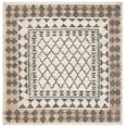 thumbnail image 1 of SAFAVIEH Kilim Bora Geometric Area Rug, Ivory/Grey, 7' x 7' Square, 1 of 11