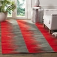 thumbnail image 1 of SAFAVIEH Kilim KLM819C Handwoven Red / Charcoal Rug, 1 of 5