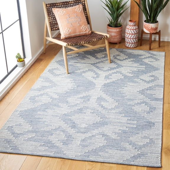 Safavieh Kilim Jack Tribal Area Rug, Blue/Ivory, 5' x 8'