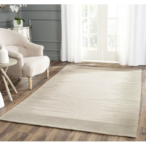 Safavieh Kilim Anima Geometric Wool Area Rug, Beige/Light Green, 5' x 8'