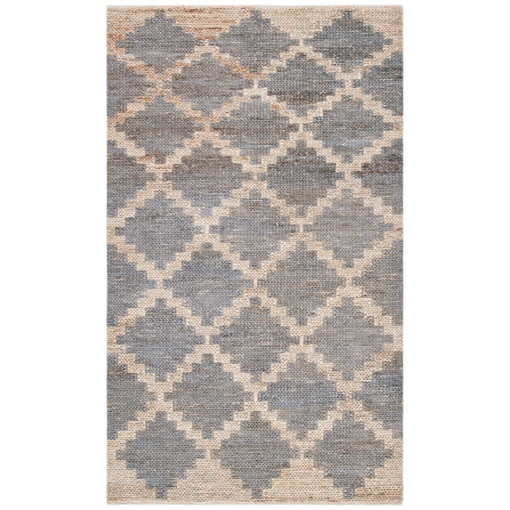 SAFAVIEH Kilim Karaugh Diamond Area Rug, Natural/Grey, 4' x 6'